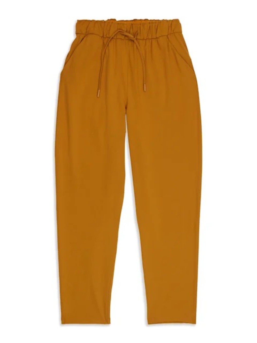 Lululemon Athletica On the Fly 7/8 Pant Woven Size 6 Vintage Gold Retail $118